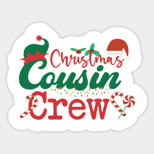 Christmas Cousin Crew 2022 Matching Sticker